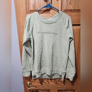Outfitter Trading Co. Light Green Sweatshirt